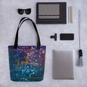 Zodiak Bolso Tote Leo Bolso De Bolso Zodiak Regalos Leo Ideas Regalo Cosmic Tote Bag Leo Totes Zodiak Totes Astrology Tote Bag