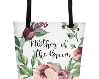 Mother of the Groom Tote Bag Bridal Party Tote Bag Wedding Tote Bag Tote Bag for Mother of Groom Wedding Party Tote Bags Bridal Party Gifts