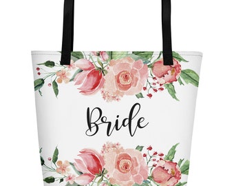 Bride Tote Bag Bride to Be Bag Wedding Tote Bag Tote Bag for Bride Wedding Party Tote Bags Bridal Tote Bag Bridal Accessory Bag