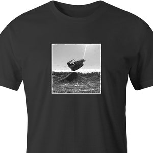 Bulldozer Jump by BigBadTees.com - Free USA Shipping - Hilrious Skid Steer T-Shirt - Funny Motivational T-Shirt - Dozer Jump T-Shirt