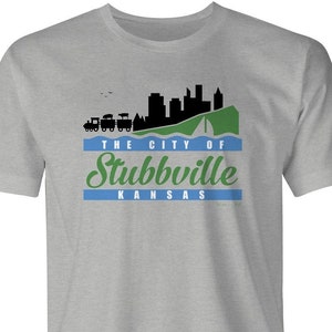 Stubbville by BigBadTees.com - Free USA Shipping - Funny Planes, Trains and Automobiles T-Shirt - Classic 80s Movie T-Shirt - Funny T-Shirt