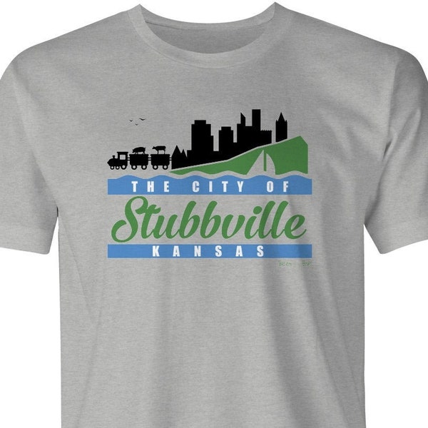 Stubbville by BigBadTees.com - Free USA Shipping - Funny Planes, Trains and Automobiles T-Shirt - Classic 80s Movie T-Shirt - Funny T-Shirt