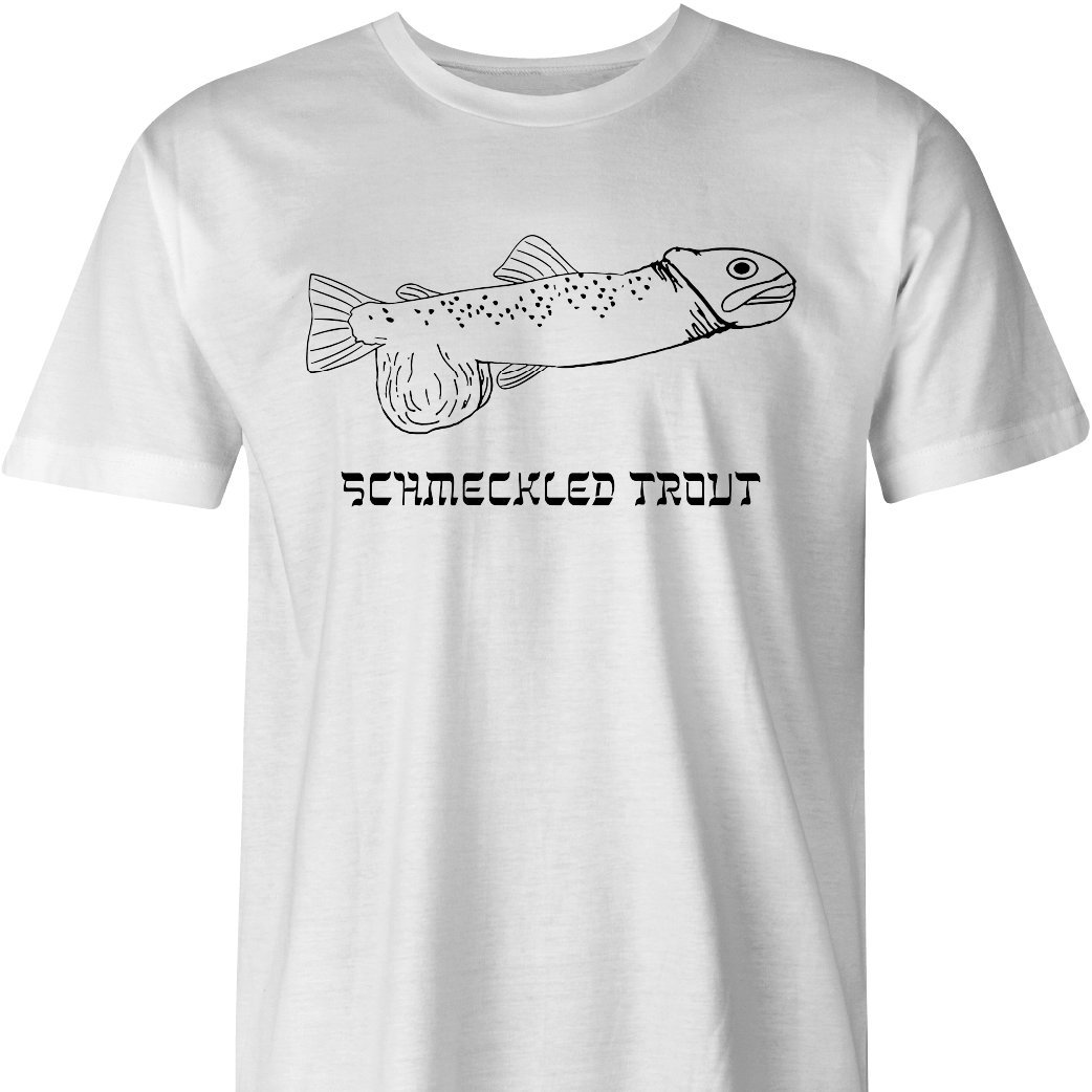 Schmeckled Trout by BigBadTees.com - Free USA Shipping - Funny Jewish Humor T-Shirt - Hilarious Speckled Trout T-Shirt - Funny Fishing Shirt
