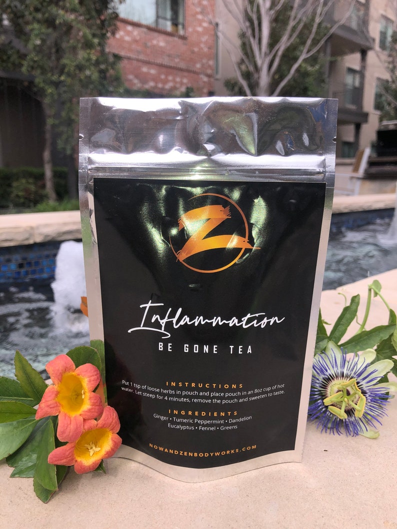 Inflammation Be Gone Tea Green Tea Blends Inflammation Etsy