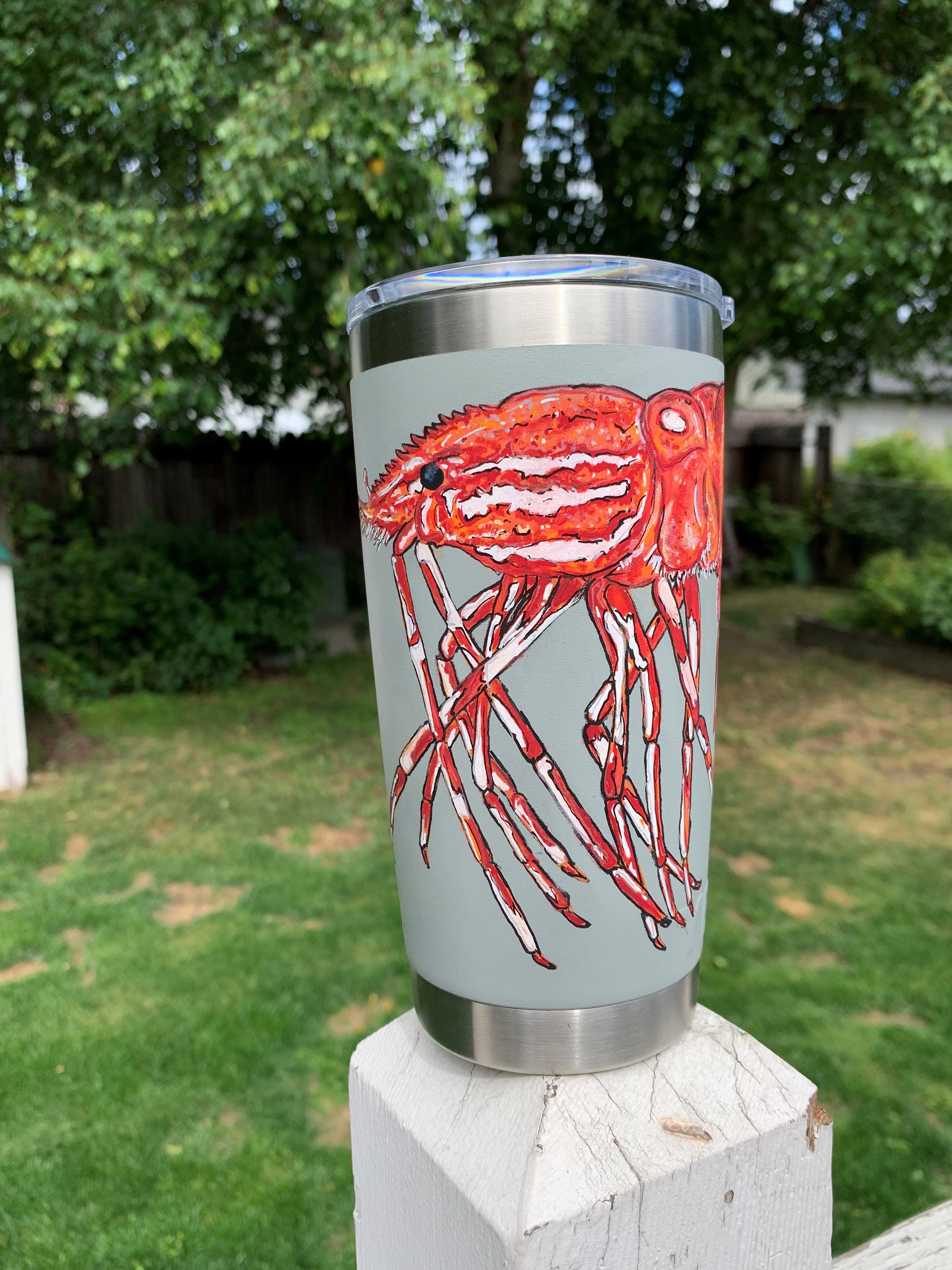 Alaskan Spot Shrimp Yeti Tumbler Etsy