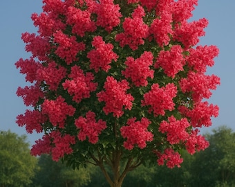 Crape Myrtle 'Tonto' Hot Pink Blooms | Fast-Growing Tree | Bulk Sale