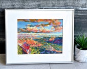West Texas Art Print Palo Duro Canyon Texas Landscape Christmas Gift for Dad