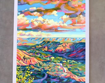 Palo Duro Canyon Texas Prints, Amarillo Texas, Unframed Print by Maria Morris Art