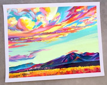 Impresión de Colorado Springs, impresión Giclee por Maria Morris