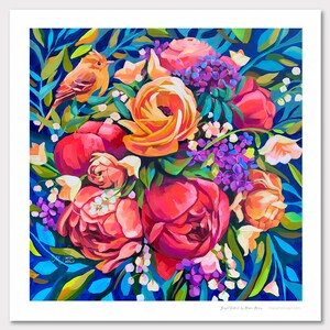 Floral Home Decor, Floral Prints for Mother's Day | Floral Wall Art | Unframed Print