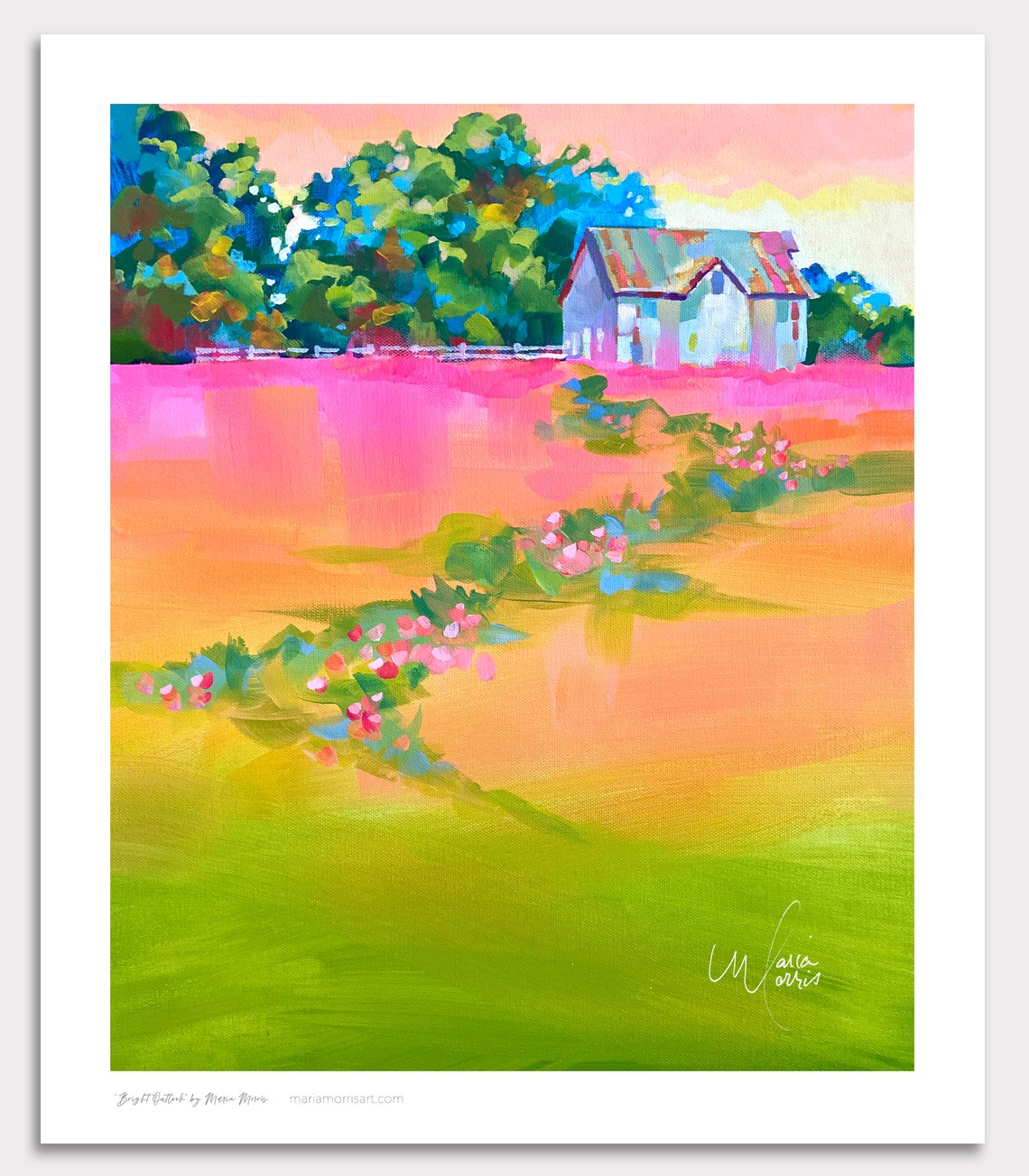 Kansas Fields Unframed Print by Maria Morris Art Etsy