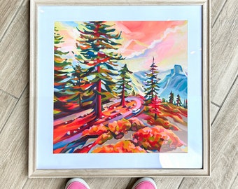 Yosemite National Park Print, California Wall Art, Unframed Giclee by Maria Morris