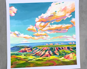Impresión del Cañón de Palo Duro de Maria Morris