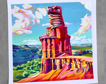 Impresión del Cañón de Palo Duro de Maria Morris