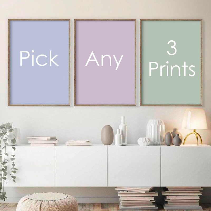 Wall Art Printable Set of 3 - Etsy