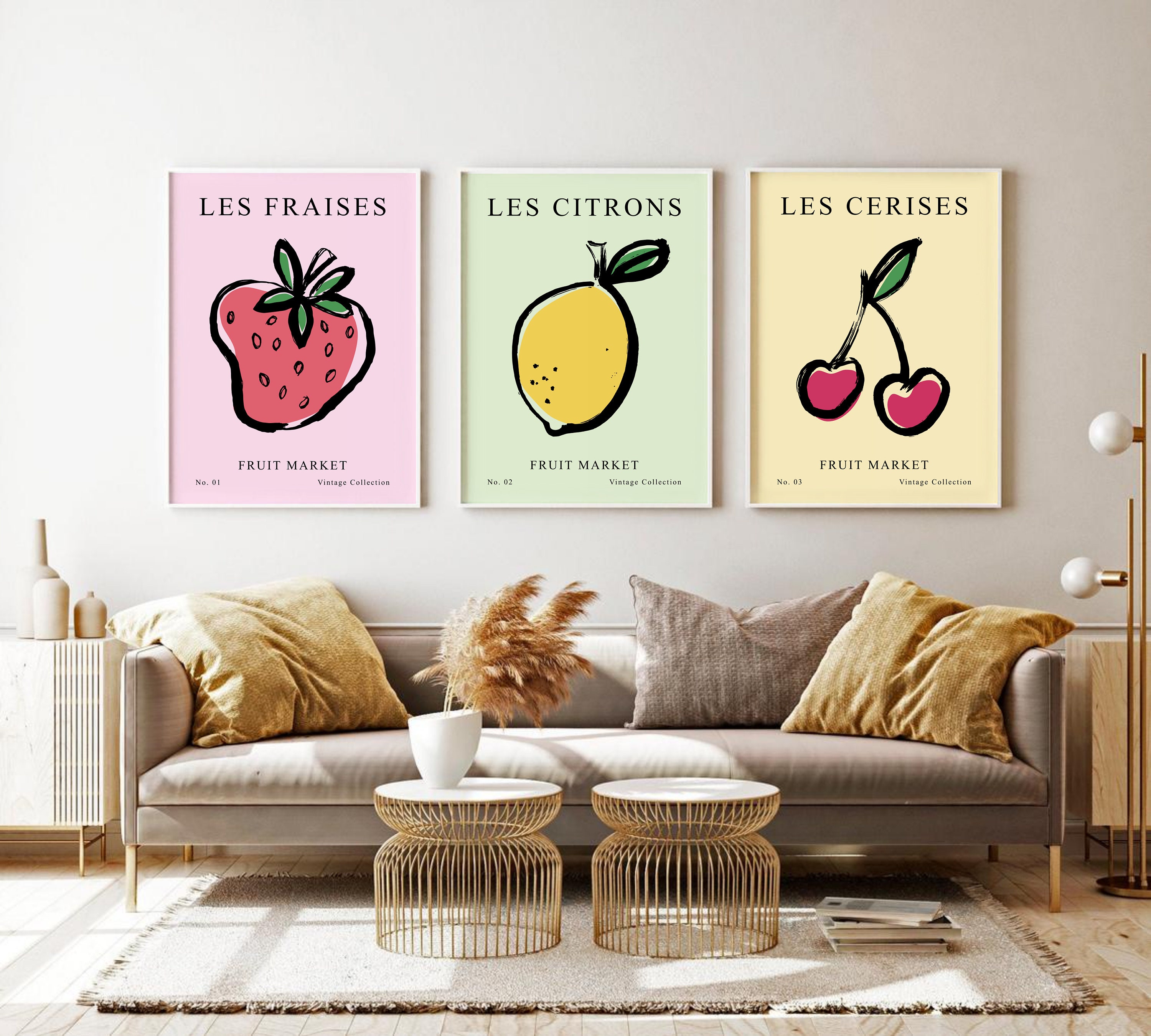 SUPERDANT Plaque Metal Vintage De Fraise Décoration Murale