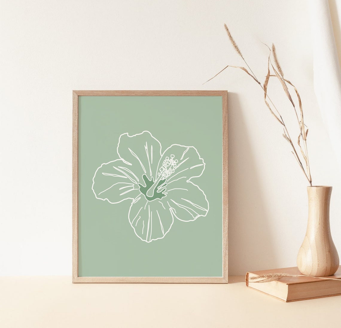 Sage Green Print Set of 3 Boho Gallery Wall Set Abstract | Etsy