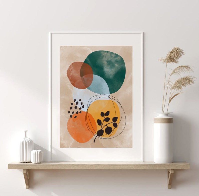 Abstract Wall Art Abstract Printable Wall Art Set of 3 Etsy UK