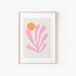 Pink Gallery Wall Set Floral Art Print Set of 6 DIGITAL - Etsy Australia