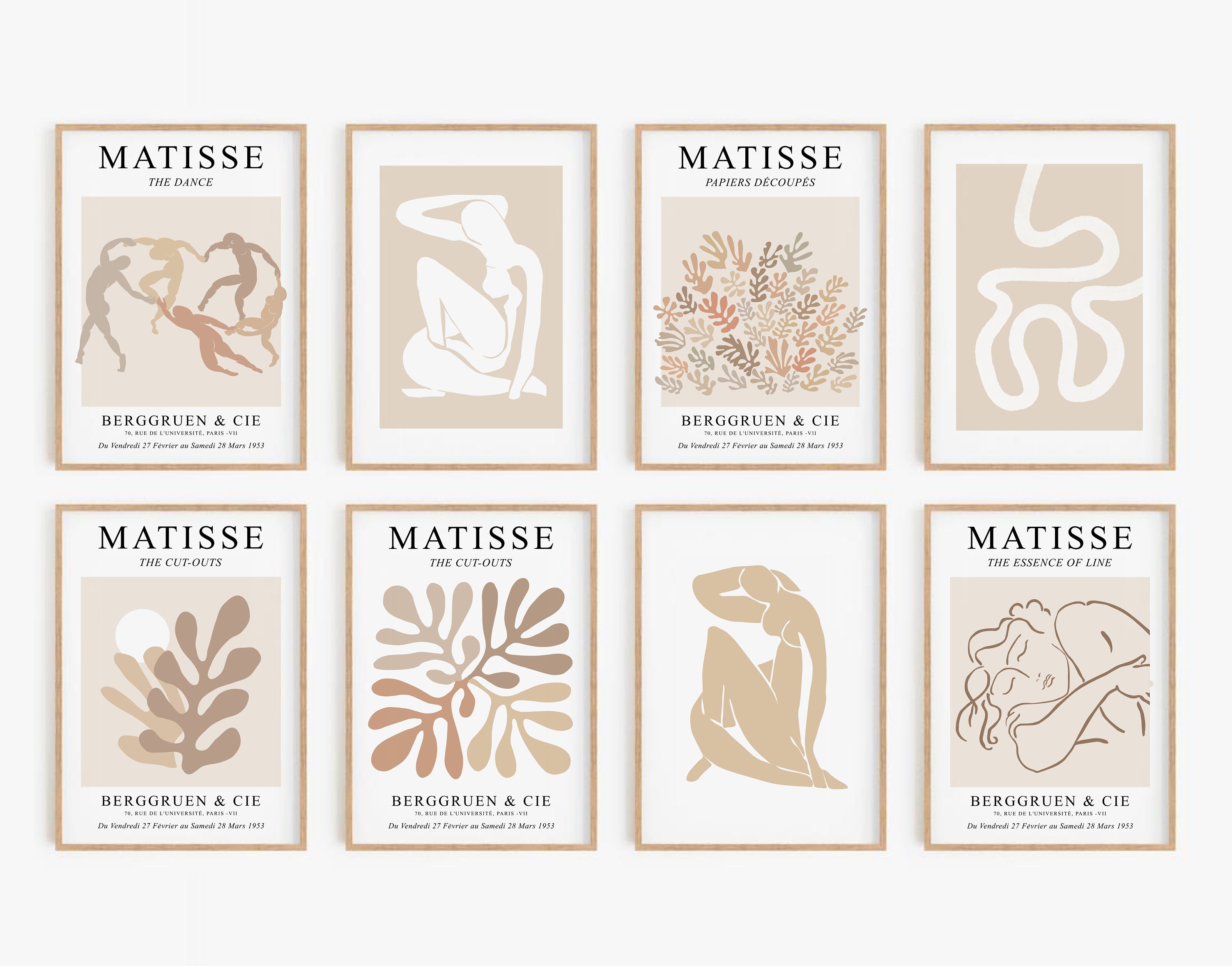 Faux Livre Déco Matisse Beige en Papier • La Boutique du Lecteur