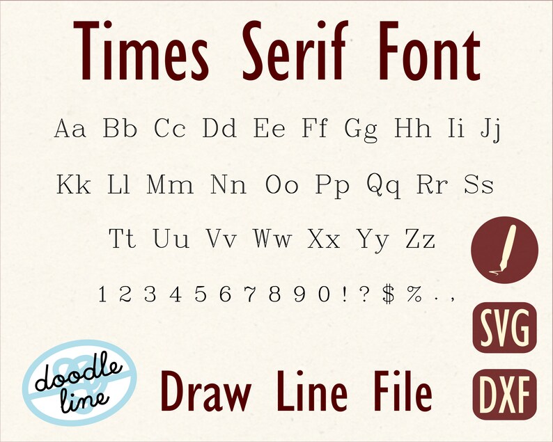 Download Single Line SVG Cricut Serif Font a single line vector ...