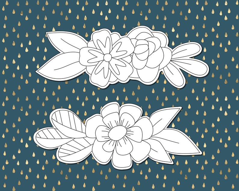 Download Embellishment Scrapbooking Cricut Draw And Cut Flower Bundle Border Digital Stamp Svg For Card Making Paper Party Kids Papercraft Deshpandefoundationindia Org