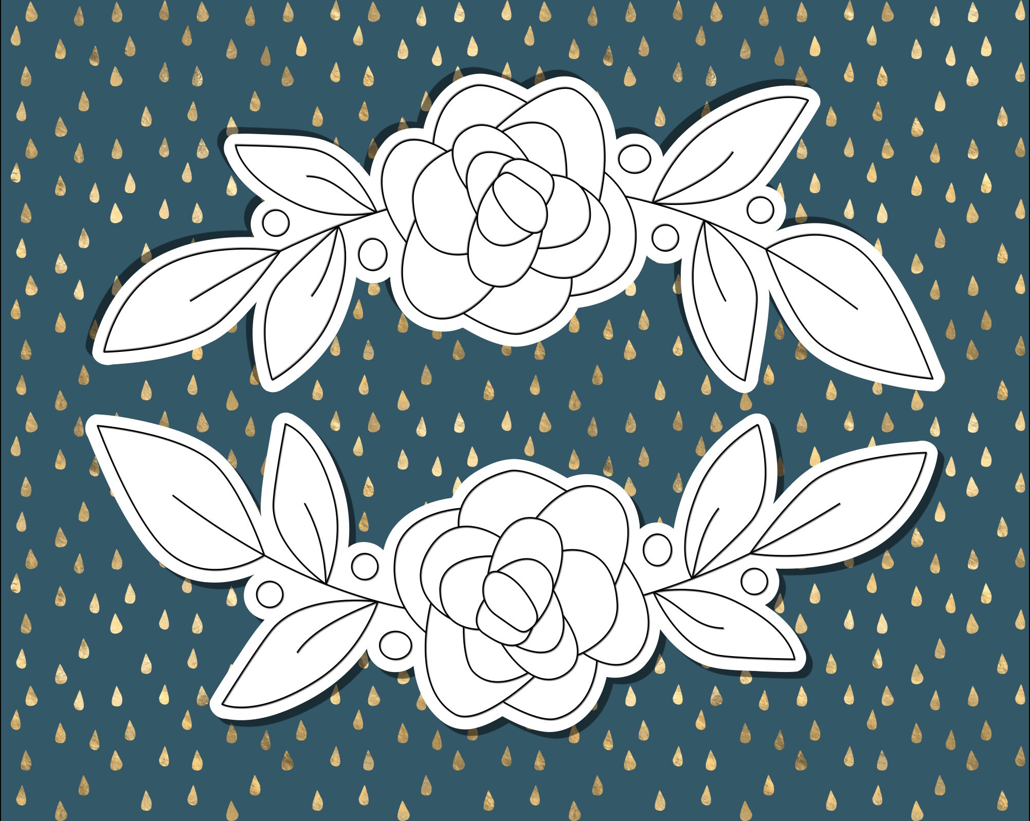 Download Cricut Draw And Cut Flower Bundle Border Digital Stamp Svg For Card Making Embellishment Scrapbooking Paper Party Kids Craft Supplies Tools Tomtherapy Co Il