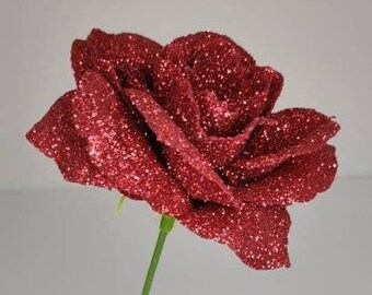 Glitter Roses | Etsy
