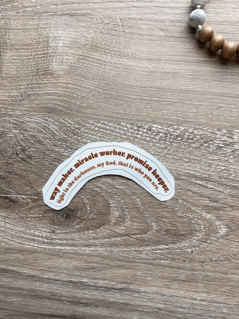 Way Maker Sticker - Etsy