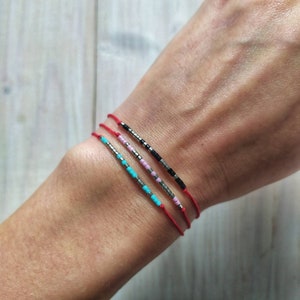 Custom morse code bracelet, Best friend gifts, Personalized bracelet, Friendship bracelet, Name bracelet, Custom date bracelet image 5