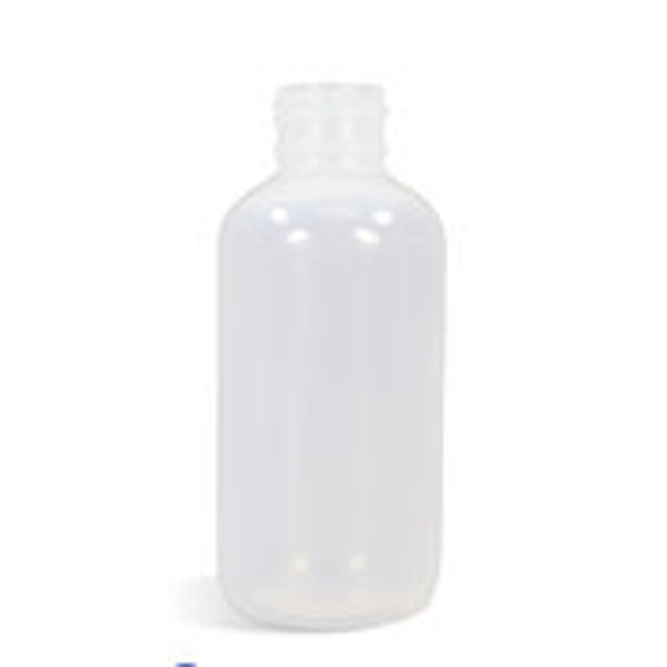 Lotion Bottle, 6 Pack - 4oz Boston Round LDPE Plastic Bottle, Lotion Bottle