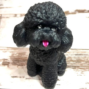 Black Poodle, Soap, Plant-Based, Dog, Toy Poodle, Standard Poodle, Miniature Poodle, Puppy, Gift Soap, Dog Lovers, Choice of Scents