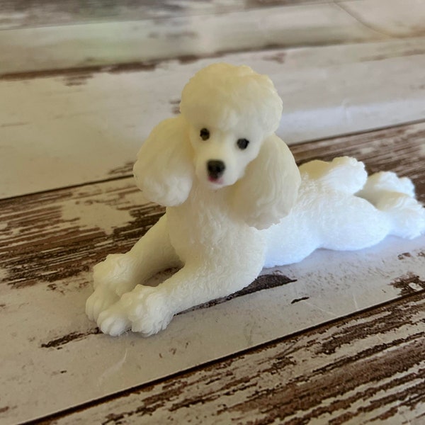 Standard Poodle, White, Poodle, Dog, Plant-Based, Scents, White Dog, Puppy, Dog lovers, Gift soap, Coconut, Cucumber, Peony, Berry & More