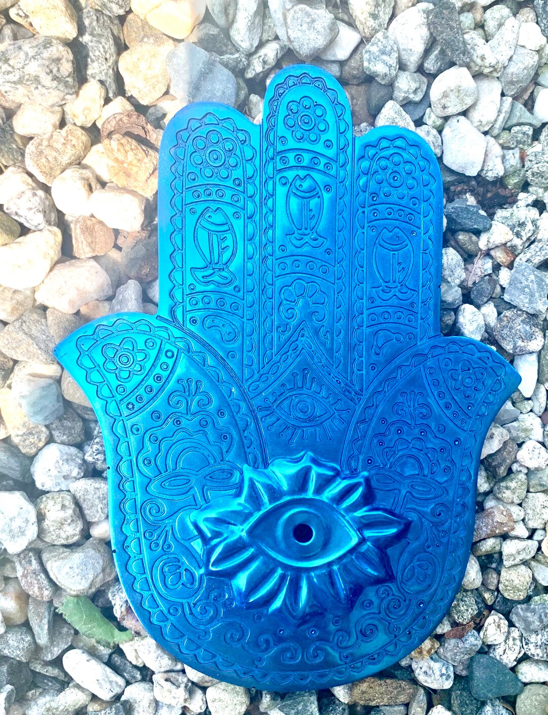 Hamsa Hand Incense Holder Etsy
