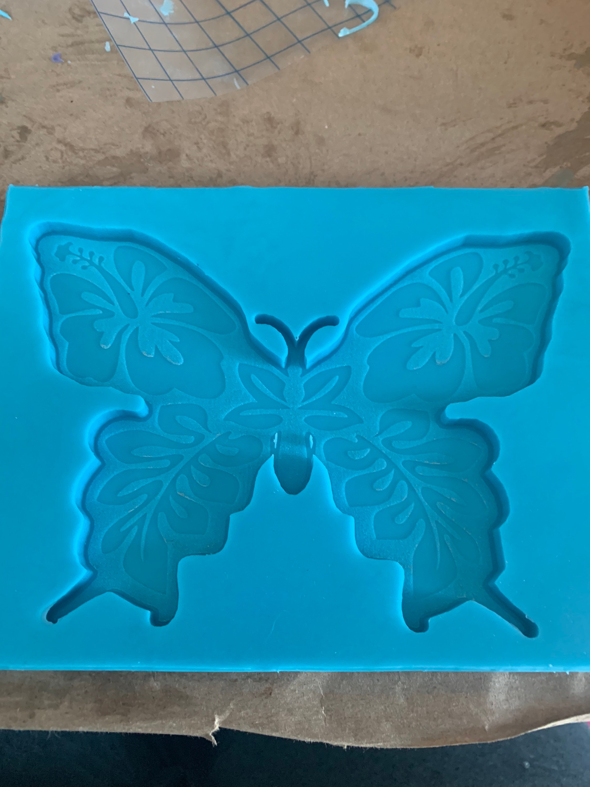 Large Butterfly Silicone Mold for Resin Etsy
