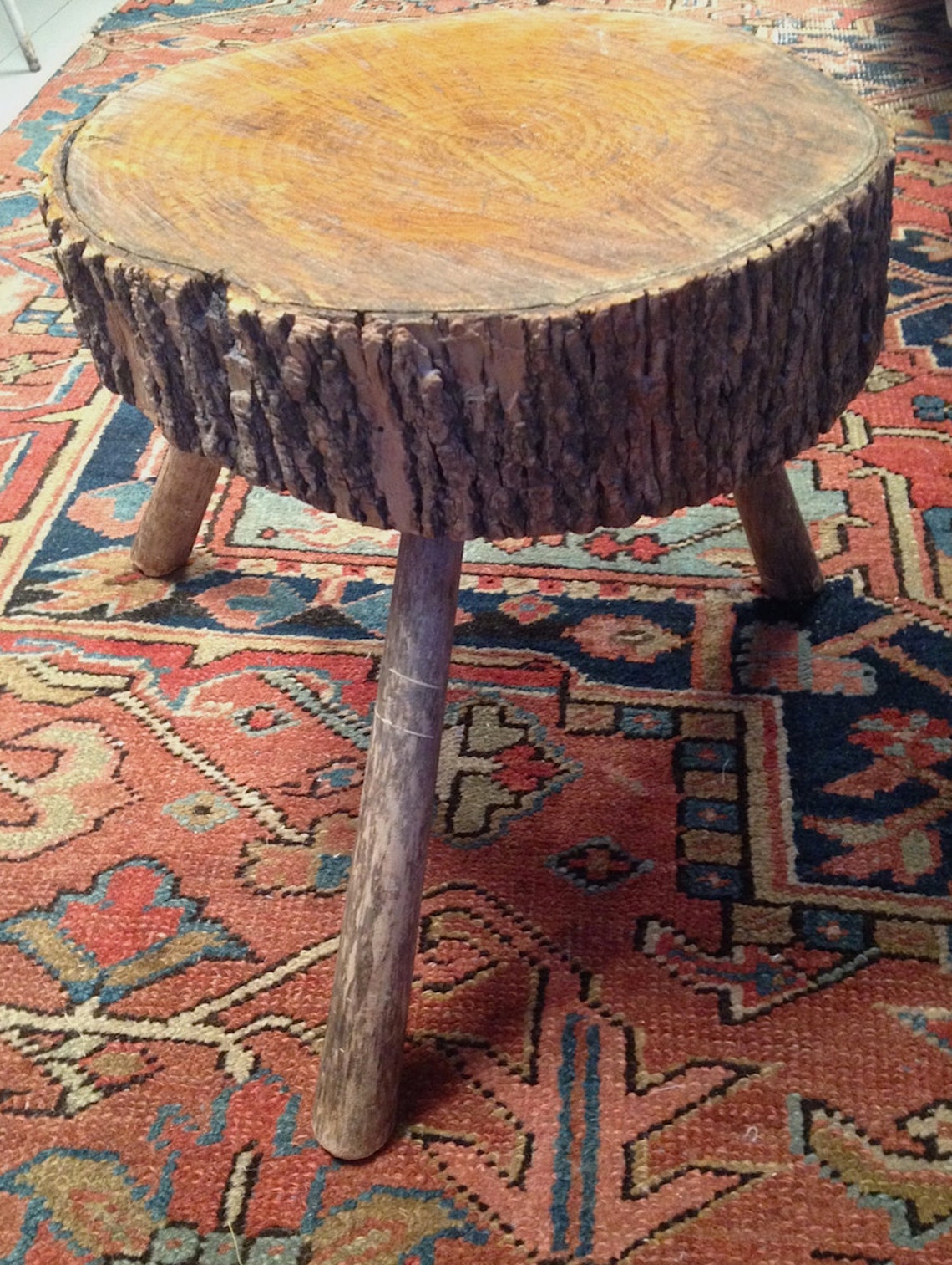 Vintage Rustic Primitive Stool - Etsy