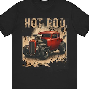 Retro Hot Rod T-shirt, shirt klassieke auto, vintage auto cadeau, Old School Hot Rod, Rat Rod shirt, Automotive T-shirt, Hot Rod T-shirt, 32 Ford