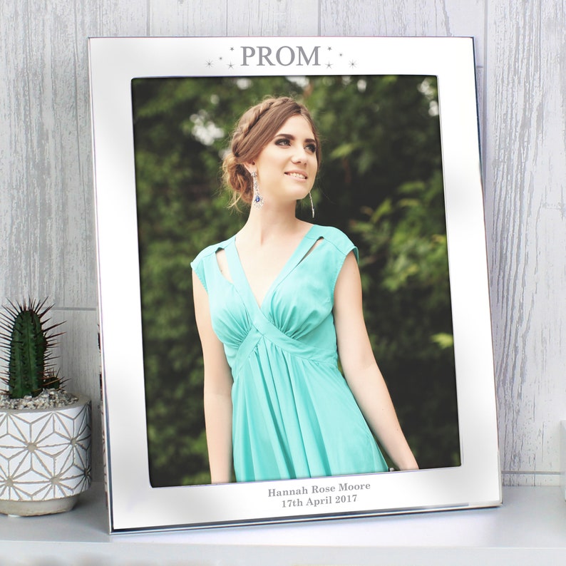 Personalised Prom Night 10x8 Silver Photo Frame