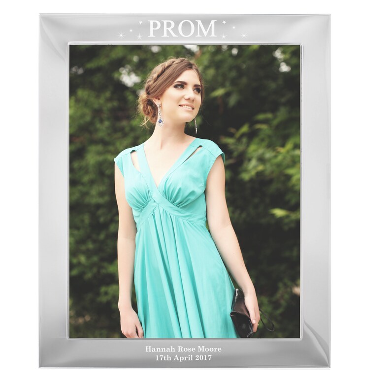 Personalised Prom Night 10x8 Silver Photo Frame