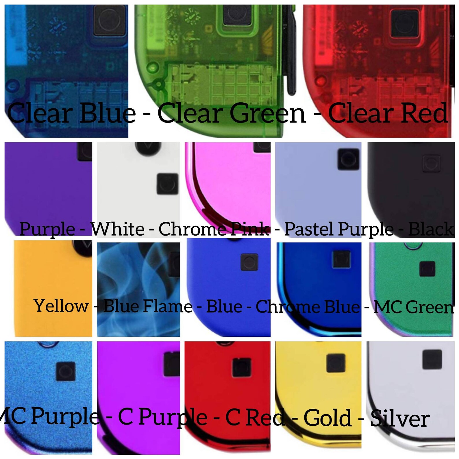 Mix and match Joycons Made to order custom Joycons in two Etsy