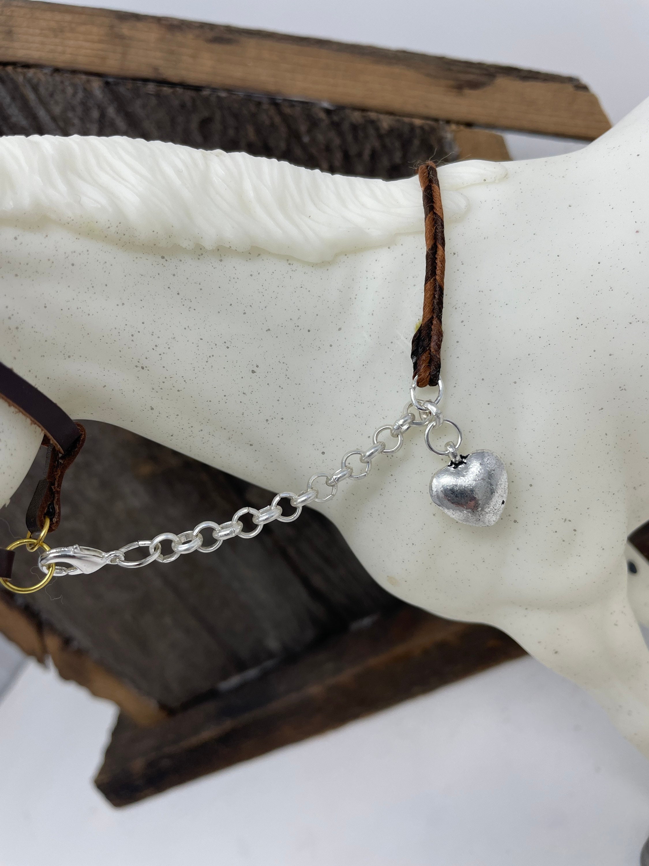 Breyer Horse Lead Shank Breyer Horse Braided Rope Heart Lead Etsy