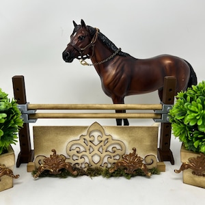 Breyer horse jump Breyer Horse accessory Derby Hunter jump Miniature horse jump Model horse jump Equestrian models Breyer accessory