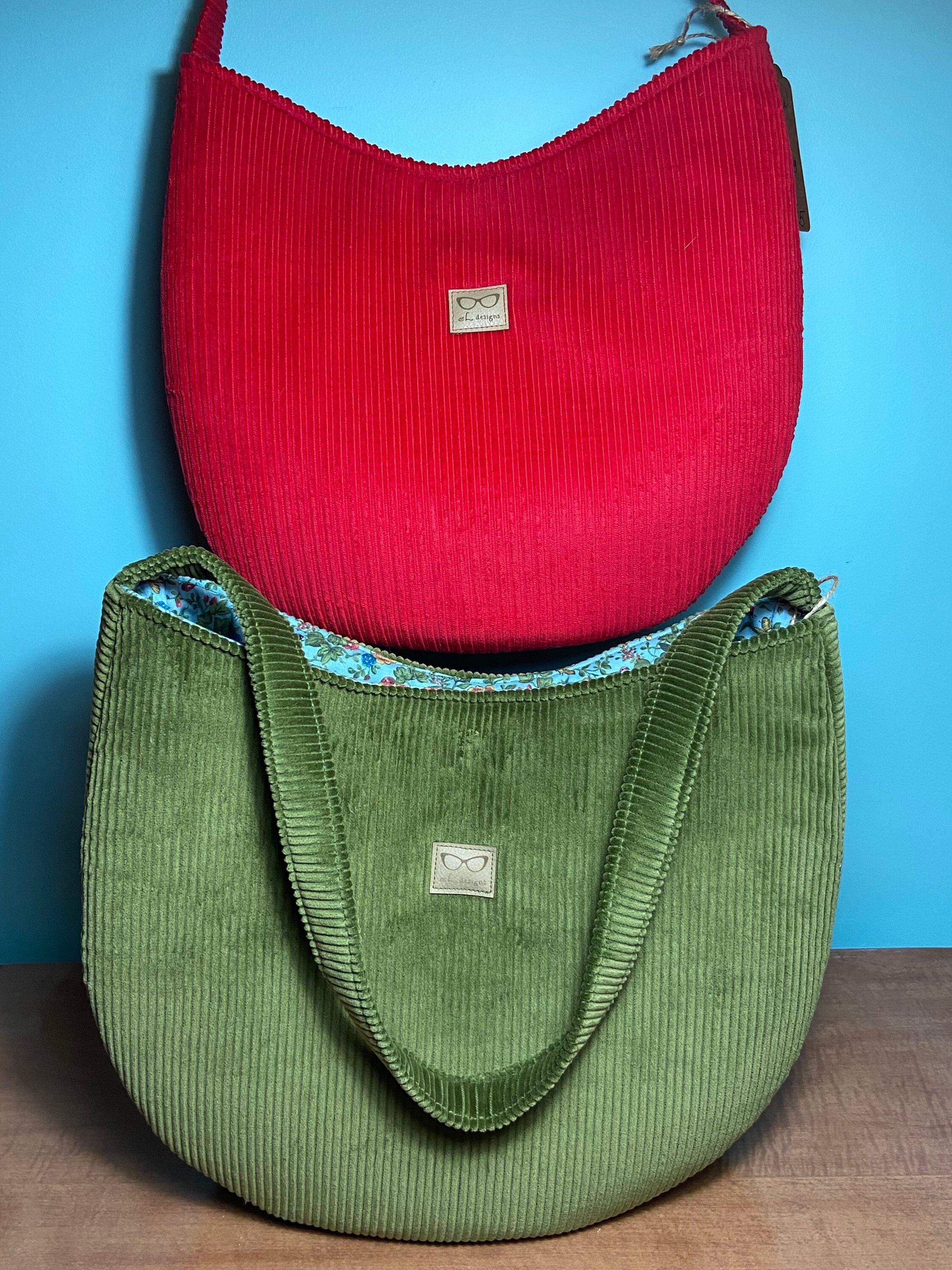 Handmade Corduroy Hobo Bag - Etsy
