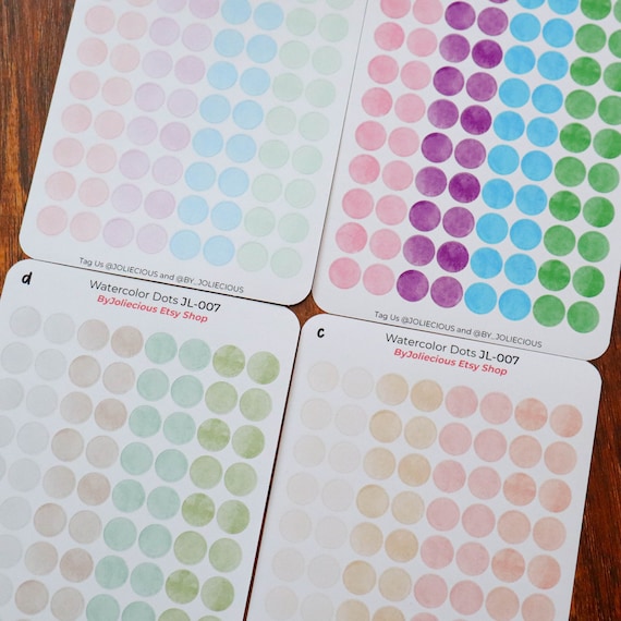 Color Deco Planner Journal Stickers (Dots and Blobs)