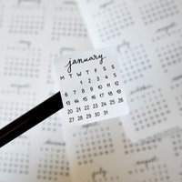 Mini Calendar - Etsy