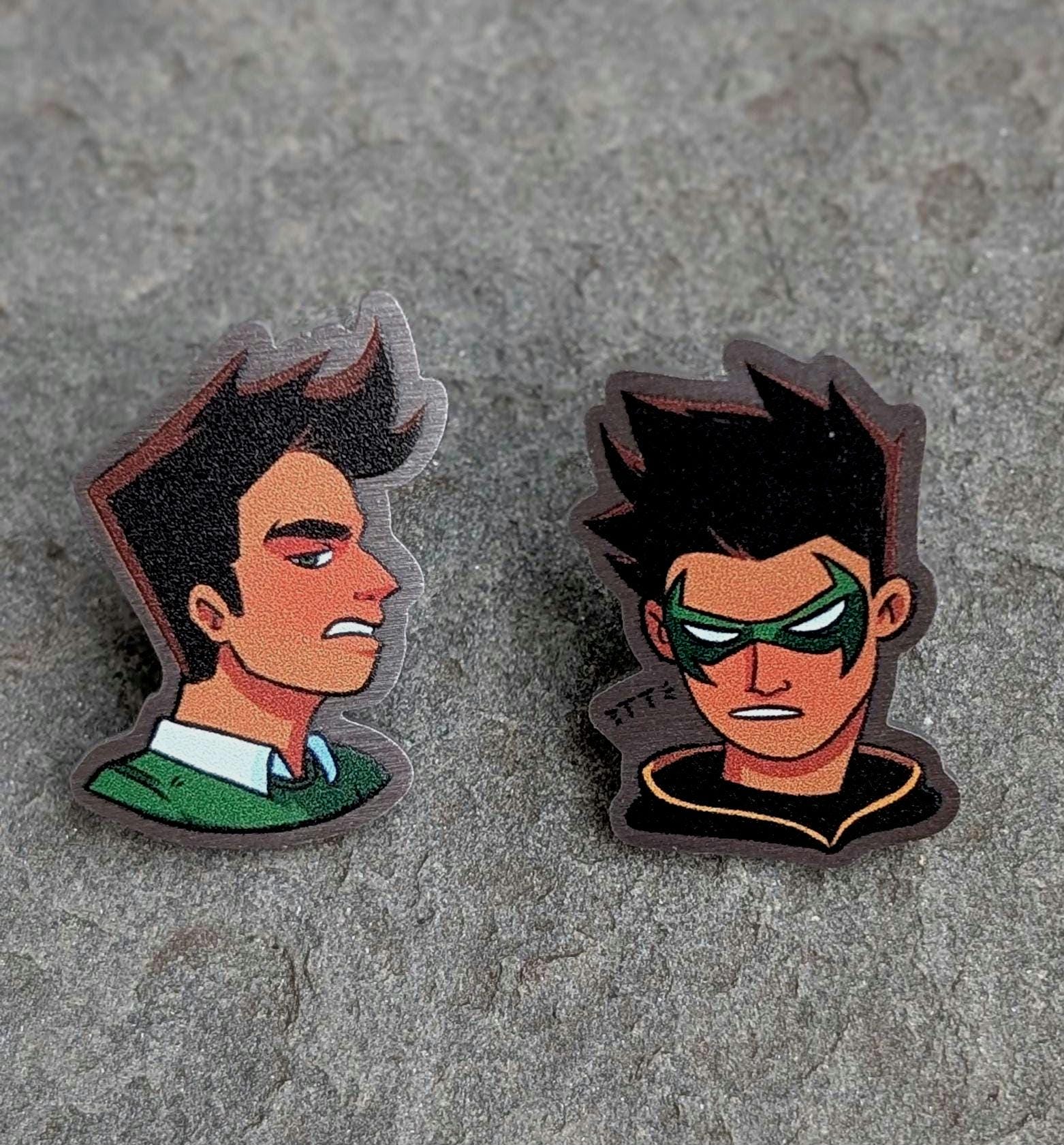 Robin Pin Stan Robin / Damian Wayne Metal Pins - Etsy