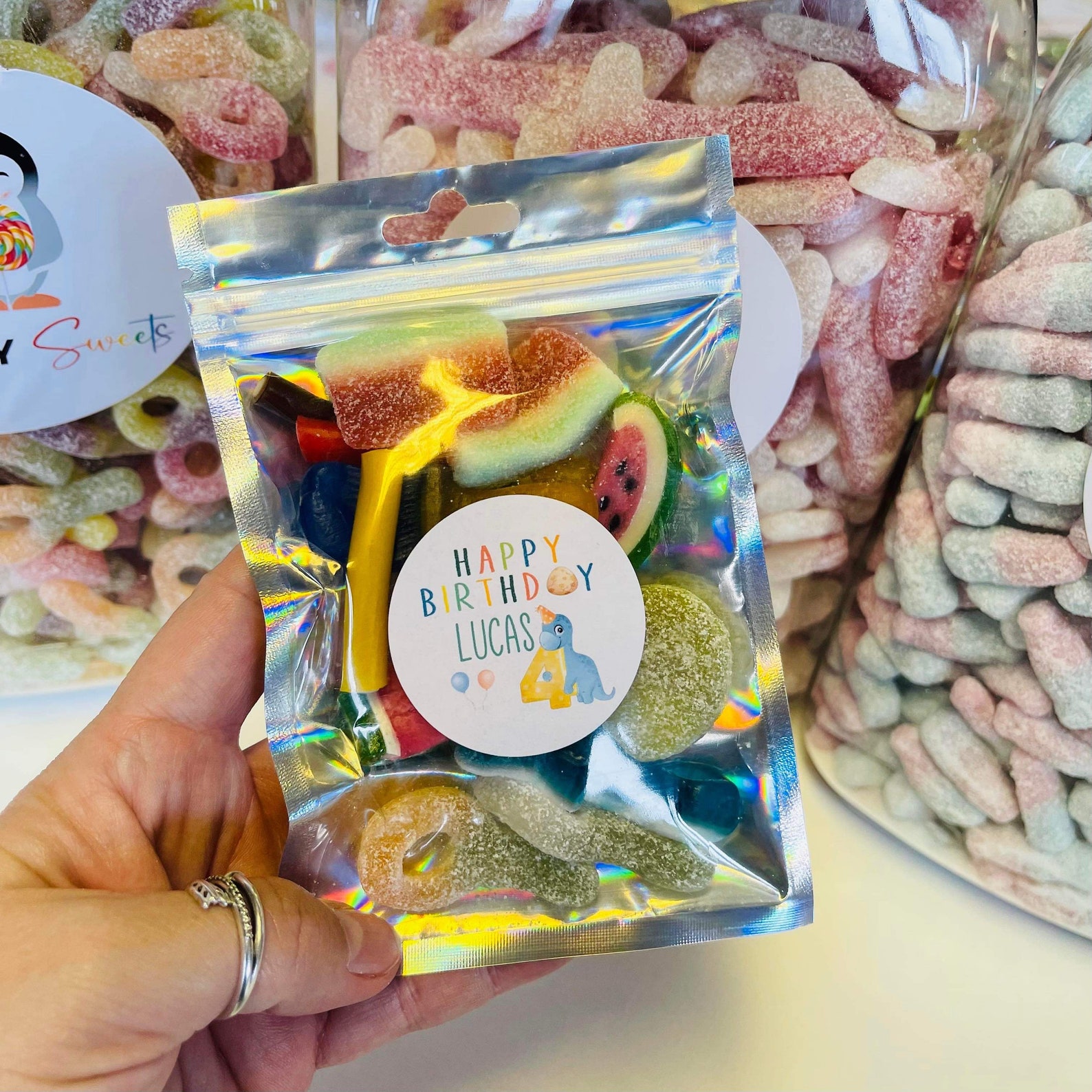 Personalised Filled Birthday Party Bag Sweet Pouches Kids Etsy UK
