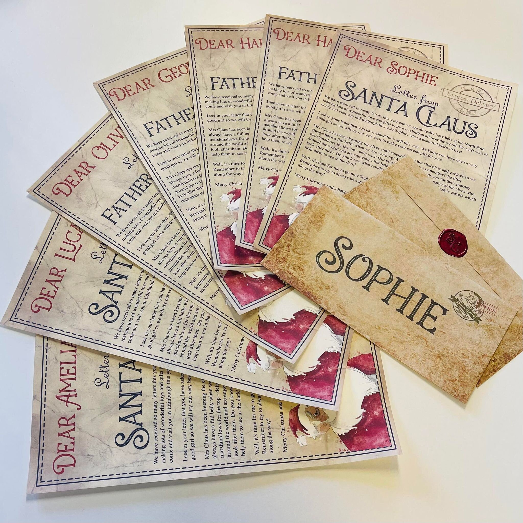 Lapland Invite Personalised Vintage Santa Lapland Letter With Etsy UK