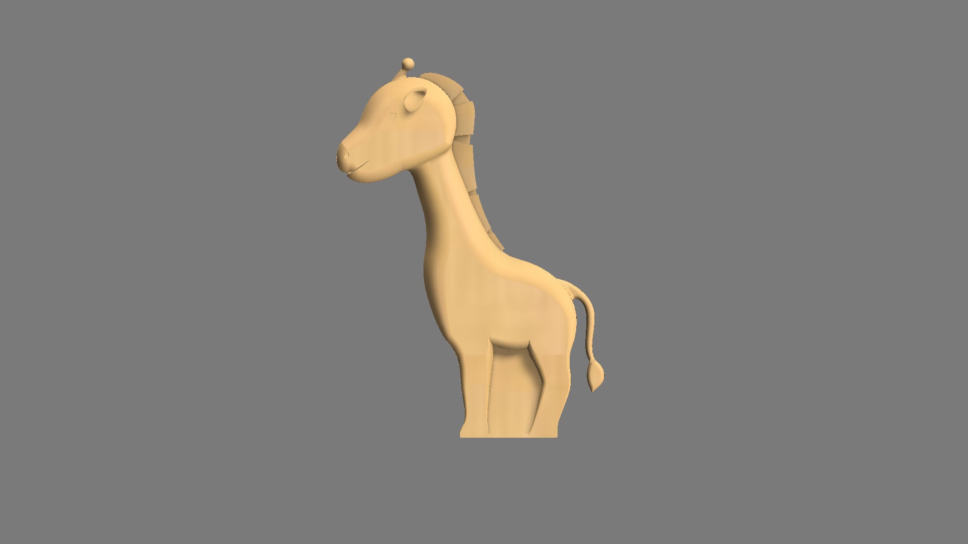Giraffe .stl model for cnc machining cam woodcraft Etsy