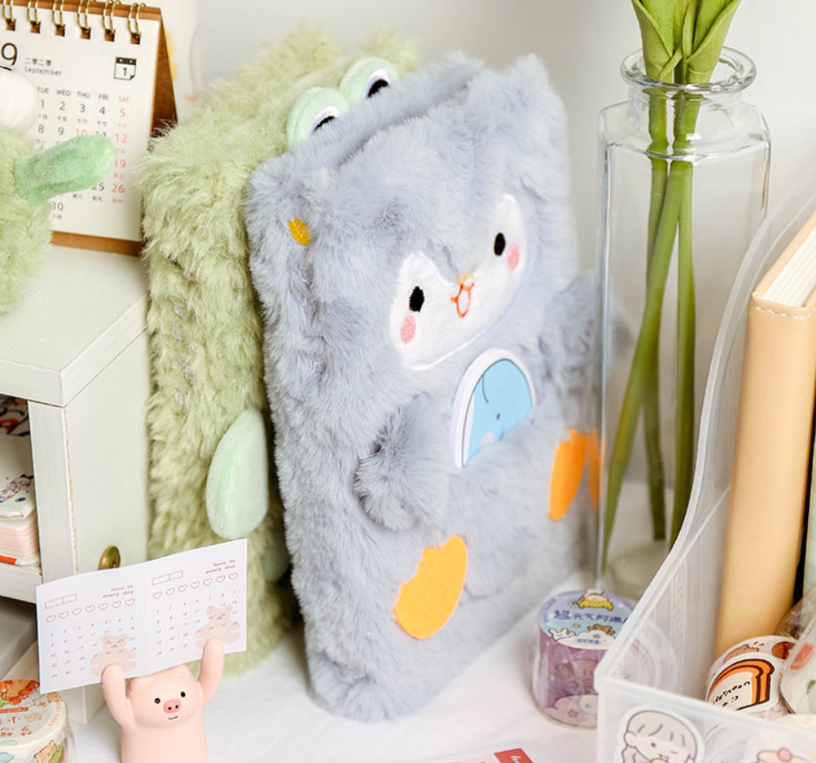 Fluffy Bujo Journal Diary Notebook Cute Frog Color pages B6 Etsy